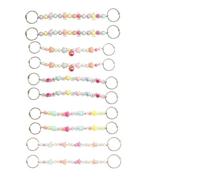 10 pezzi accessori per scarpe con perline colorate scintillanti in acrilico fascino cuore fiore stella scarpe clip decorazioni per scarpe artigianali versatili connettori catena scarpe, Misura unica