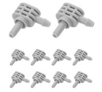 10 Pezzi Adattatore per Bracciale Misuratore di Pressione, PVC | Connessione Rapida per Tubo Aria, Installazione Semplice, Uso Domestico e Ufficio, Adatto a Senior