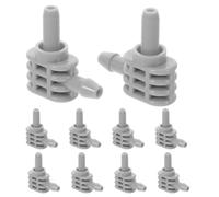 10 Pezzi Adattatore per Misuratori Pressione, Connettore in PVC