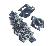 10 pezzi adatti for moto, scooter, ATV, ciclomotore, e-bike, clip di fissaggio in plastica da 6 mm a U con dado M6