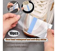 10 pezzi Adesivi impermeabili per punte dei piedi, impermeabili per i piedi nei giorni di pioggia, toppe antistrappo invisibile per scarpe impermeabili Tagli UnicaColore unicoABS