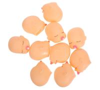 10 pezzi adorabili portachiavi con testa di bambino, mini bambola, del