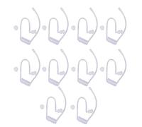 10 pezzi Air Sound Tube Sostituzione del tubo della bobina acustica per auricolare Walkie Talkie per cuffia radio bidirezionale