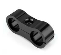 10 Pezzi AN6 AN-6 13,4 Mm Separatore Per Tubo Intrecciato Morsetto A Doppio