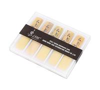 10 Pezzi Ance per Sassofono Soprano Forza 2.5, Ance Tradizionali per Sax Soprano con Scatola, Set Completo di Canne per Strumento Musicale