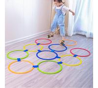 10 pezzi anelli della campana e 10 connettori anelli per il gioco del salto