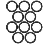 10 Pezzi Anelli di Gomma per Staffe Equestri, 1-7/16 Pollici Neri | Sostituzione Elastica per Modelli Metallici, Aiuta a Limitare lo Scivolamento, Assorbe Urti, per Giovani e Principianti