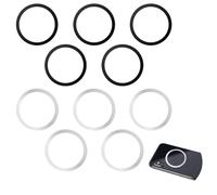 10 Pezzi Anello Metallico Autoadesivo Set, Anello Magnetico Cellulare Universale, per Supporto Magnetico del Telefono Auto, Caricatore Wireless, iPhone 15/14/13/12/11/X, Galaxy S23/S21/S20/S10