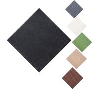 10 pezzi antiscivolo commerciale residenziale giunzione tappeto piastrelle buccia e bastone quadrati facile installazione fai da te autoadesivo protezione della zona del pavimento(Black,12x12in)