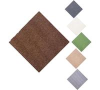 10 pezzi antiscivolo commerciale residenziale giunzione tappeto piastrelle buccia e bastone quadrati facile installazione fai da te autoadesivo protezione della zona del pavimento(Brown,12x12in)