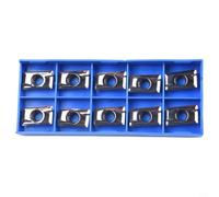 10 pezzi APMT1604PDER-MA3 Piastre da taglio reversibili in metallo duro per alluminio, inserti di fresatura indicizzabili H01 per la lavorazione di semplici, strumenti di taglio precisi per fresatura