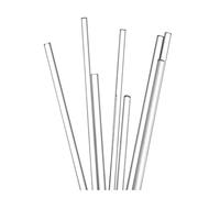 10 pezzi Asta di agitazione in vetro Drenaggio Resistente alle alte temperature Lunga 15 20 30 cm Asta di drenaggio solida(7mmX25cm 10pcs)