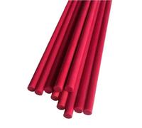 10 pezzi Aste fibra di vetro rosse solide 0,5m supporto piante