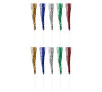 10 Pezzi Bacchette Nuziali LED in Plastica, per Feste | Luce Incantevole, Uso Versatile e Semplice, Stile Europeo, Batteria Inclusa, per Cerimonie e Party