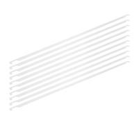 10 Pezzi Barre Metalliche Ferro Bianco, per Cartelle Sospese | Supporto Stabile per Telai Sospesi, Accessorio Salvaspazio per Archivi e Armadi, Finitura Liscia