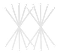 10 Pezzi Barre Metalliche Sospese, Supporti per Archivi | Ferro Bianco, Finitura Liscia, per Telai Sospesi e Schedari, Stile Moderno Minimalista