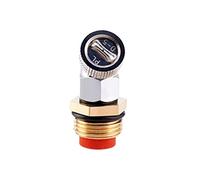 10 pezzi Bassa Pressione Ugelli Nebulizzatori in Ottone piatti a forma di ventaglio, con Adattatore per Ugello G1/2", Nebulizzatore per giardino, ugelli per nebbia per sistema di raffreddamento per es