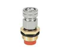 10 pezzi Bassa Pressione Ugelli Nebulizzatori in Ottone piatti a forma di ventaglio, con Adattatore per Ugello G1/2", Nebulizzatore per giardino, ugelli per nebbia per sistema di raffreddamento per es