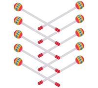 10 pezzi Batti la bacchetta Mallet Bacchette for percussioni basse for batteria fantastiche Martello for piatti Batteria Per Batteria