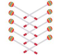 10 pezzi Beat The Drumstick Bacchette for batteria Batti la bacchetta for piatti Spugna Eva Percussioni colorate Per Batteria