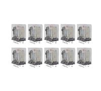 10 pezzi bianchi LY2NJ HH62P HHC68A-2Z Relè elettromagnetico elettronico 10A 8 PIN bobina DPDT AC/DC 6V12V24V36V48V110V220V(AC,6V)