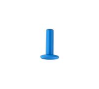 10 pezzi bianco/blu/nero 1/4" OD tappo terminale POM connettore a innesto rapido for acquario filtro acqua RO osmosi inversa(Blu)