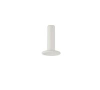 10 pezzi bianco/blu/nero 1/4" OD tappo terminale POM connettore a innesto rapido for acquario filtro acqua RO osmosi inversa(WHITE)