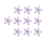 10 pezzi bianco floreale accessori per capelli fiore clip per donne ragazze tenuta sicura fiore forcina per occasioni speciali elegante clip donna