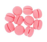 10 Pezzi Bigodini in Spugna a Forma di Fungo Rosa per Donne | Uso Domestico e Viaggio, Ricci Naturali Morbidi e Confortevoli, Accessorio Versatile per Styling Quotidiano