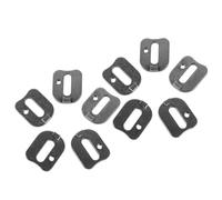10 Pezzi Blocco Tendicatena 10/12/16 Pollici in Ferro Precisione | Controllo Preciso della Tensione Catena, per Guide Motosega Elettriche, Uso Officina e Manutenzione