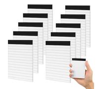 10 Pezzi Block Notes Piccoli A7, Taccuino Tascabile A7 da 30 Fogli Ciascuno, Quaderni Piccoli, Quadernino Piccolo, Mini Block Notes per Lavoro, Studio, Ufficio, Scuola, Casa