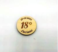 10 pezzi BOMBONIERA compleanno 18 anni Magnete personalizzato SEGNAPOSTO