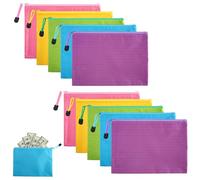 10 pezzi Borsa Banca Bustine Porta Soldi A5 Impermeabile - Busta Porta