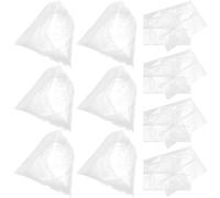10 Pezzi Borsa in Plastica PE Trasparente Grande | Protezione Antipolvere e Riutilizzabile, Design Trasparente, per Salone e Negozio di Bellezza, Uso Pratico
