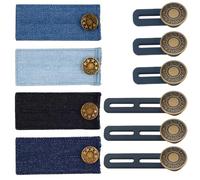 10 Pezzi Bottone Allarga Pantaloni In Vita Bottoni Elastici Regolabili Per Pantaloni Estensione Pantaloni Jeans Cintura Estensore Di Vita In Denim Bottoni Per Allarga Pantaloni, Pantaloni Premaman