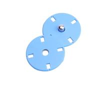 10 Pezzi Bottoni Metallici Cuciti a Mano in Lega, per Cappotti | Chiusura Piatta Discreta, Colore Azzurro Chiaro 34l 21, 0mm, per Riparazioni Capi e Pagine Creative
