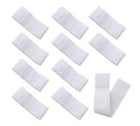 10 Pezzi Braccio Elastica in Lutto Elastico Braccio Regolabile Fascia da Braccio Elastica Bianco Fascia da Braccio Elastica in Lutto per Bambini Adulti Rispetto Funerale Commemorativo Sport Calcio