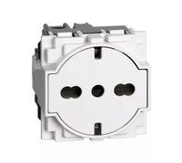 10 PEZZI Bticino Living Now KW4140A16F Presa Flat Bipasso + Schuko 2P+T 16A