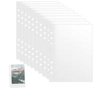 10 Pezzi Buste Di Plastica A5 Busta Perforata In Plastica Buste Perforate Trasparenti Busta Forata Tasche Fotografiche Raccoglitore Busta Porta Foto Per Raccoglitori A5 A 6 Anelli