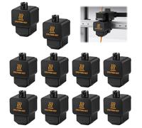 10 Pezzi Calzini in Silicone per Hotend H2D Bambu Lab, Copertura in Silicone per Bambulab H2S, Calzini Neri per Estrusore Bambu Lab H2S Hotend, Calze per Bambulab H2D, Accessori Stampante 3D