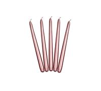 10 PEZZI Candela 24 cm ROSA GOLD Metallic 0TWN