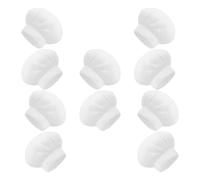 10 Pezzi Cappello da Cuoco in Miniatura per Bambole, Accessorio Bianco | Schiuma Floccata, Facile da Installare, per Miniature e Case delle Bambole, per Giochi Creativi