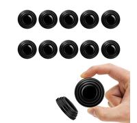 10 Pezzi Car Shock Absorber Guarnizioni, Ammortizzatore E Silenziatore Car Door Damper Guarnizione Universale Car Bumper Door Edge Protector Nero Car Door Protector Adesivo