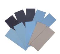 10 Pezzi Carta Abrasiva Extra Fine 2000-20000 | Metallo e Legno, Resistente allo Strappo, per Rifinitura Mobili Interni, Set di Fogli Abrasivi