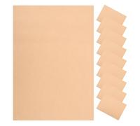 10 Pezzi Carta Braille Khaki, Foglio per Tavole 4 Linee | Superficie Liscia, Rilievo Chiaro, per Quaderni Braille e Aule Didattiche, Uso Tavole