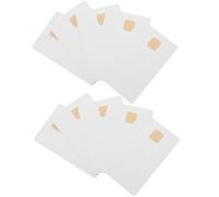 10 Pezzi Carta Ic Bianca PVC con Memoria 2k per Lettori Porte | Resistente a Schizzi e Sporco, per Terminali Presenze e Sistemi Accesso, Gestori Impianti e Comunità