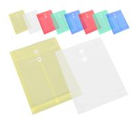 10 Pezzi Cartella Archivio Trasparente in PP A4 | Design Trasparente, Struttura a Soffietto Espandibile, per File e Documenti, Adatta a Riunioni e Armadi