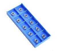 10 pezzi CCGT060202 AK inserti di tornitura in alluminio al carburo per prestazioni affidabili nelle operazioni di lavorazione