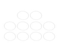 10 Pezzi Cerchio Cacciatore di Sogni in Plastica Bianca 25cm | Base Liscia per Avvolgere Nastri e Mandala, Anello Rotondo Resistente, per Laboratori e Attività Creative
