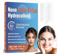 10 Pezzi Cerotti Punti Neri Naso - Strisce Nasali per la Pulizia Profonda dei Patch Punti Neris Naso, di Idrocolloidali Cerotti Puntis Neri Rimozione Liberare e Restringere i Pori